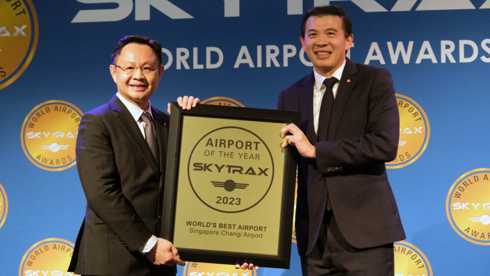 Singapore Changi Airport is named the World’s Best Airport 2023 Skytrax