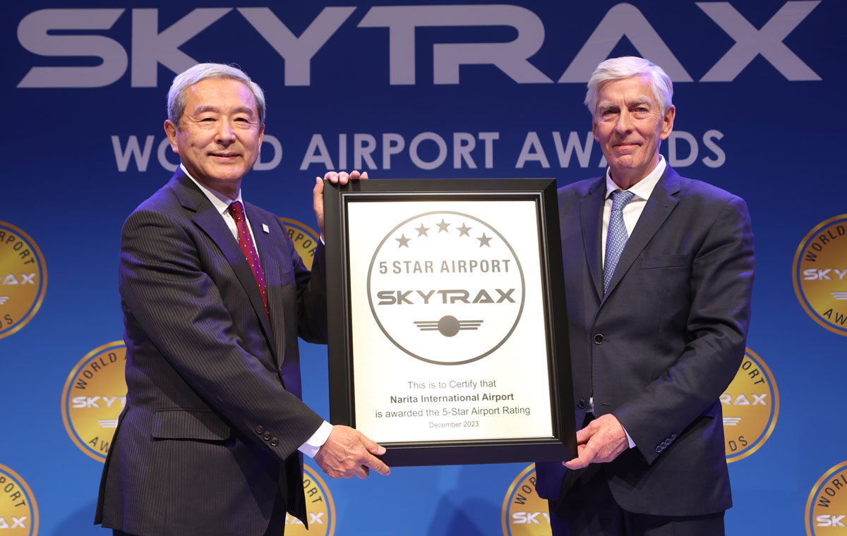 narita international airport 5 star rating
