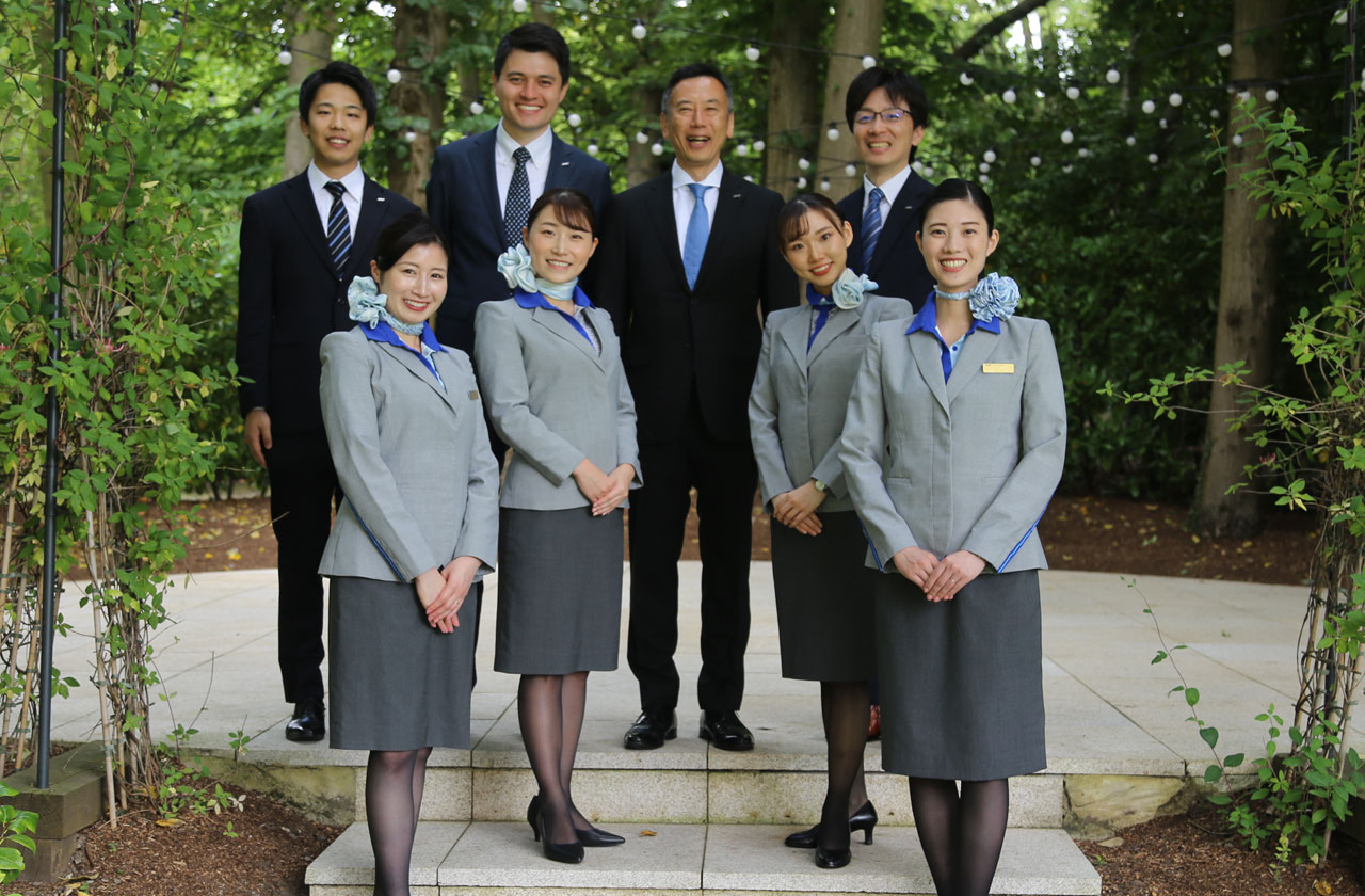 ANA All Nippon Airways team at the awards event