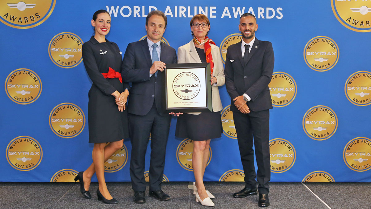 Air France wins award as best airline in Western Europe