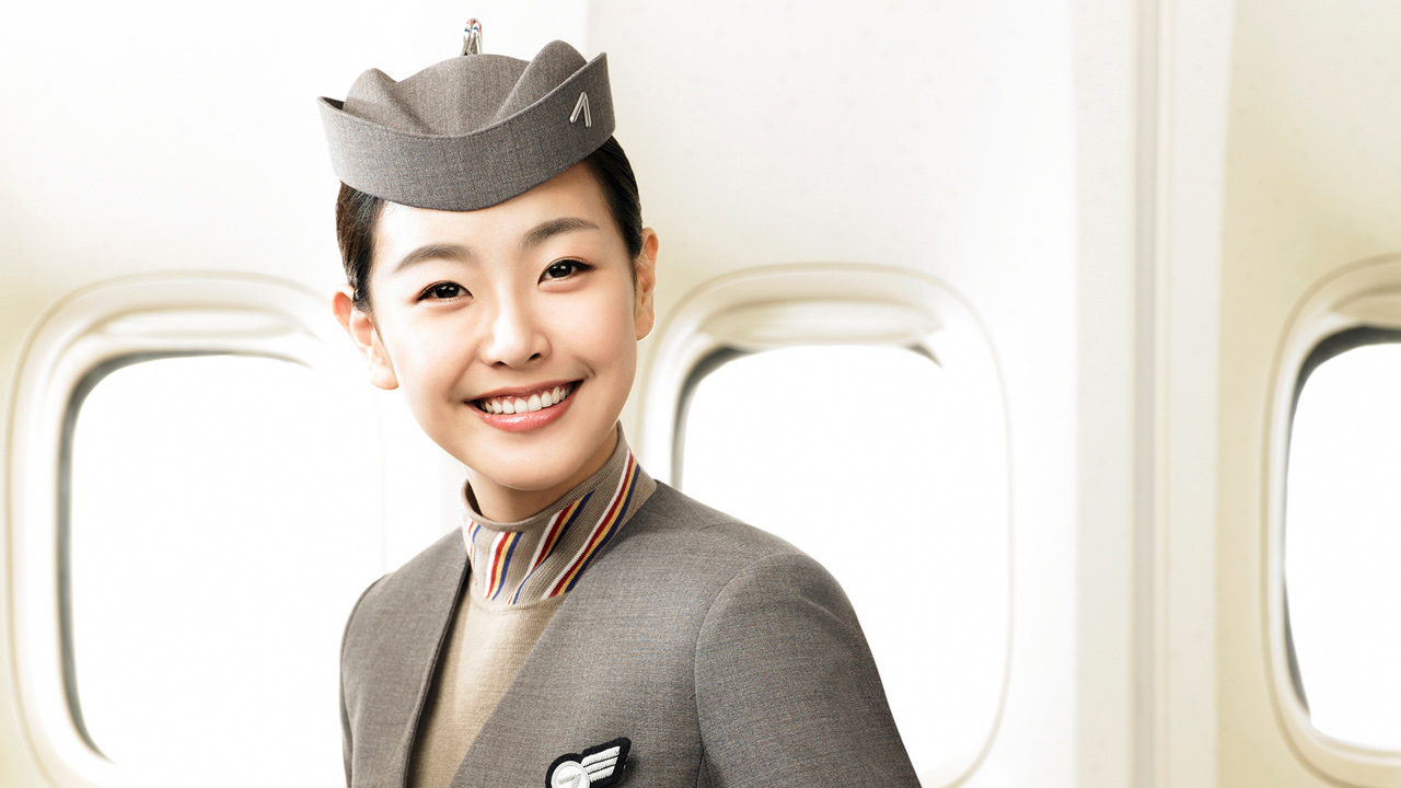 Asiana cabin crew member