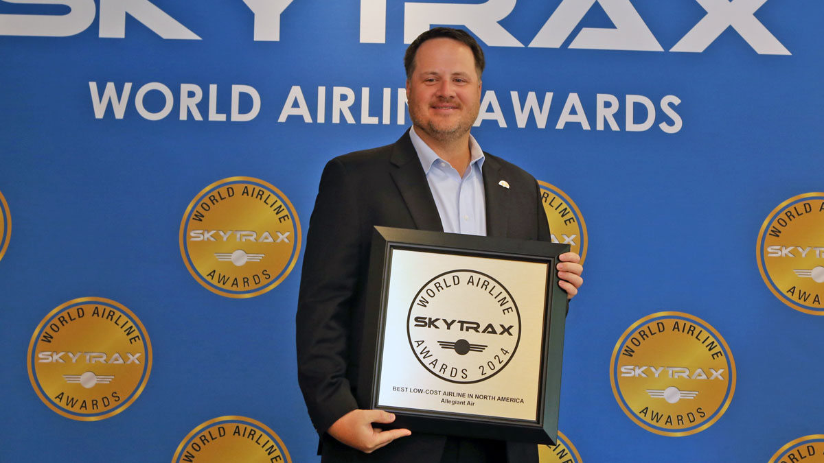 Allegiant Air wins award as best low-cost airline in North America