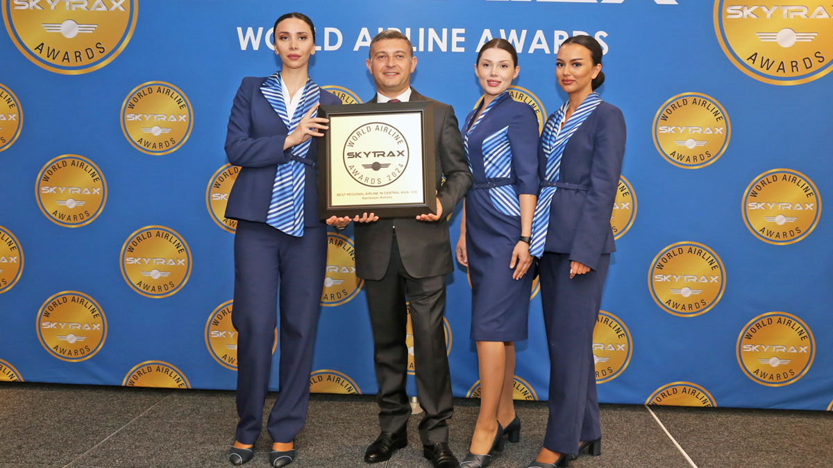 Azerbaijan Airlines wins award as best regional airline in Central Asia and CIS