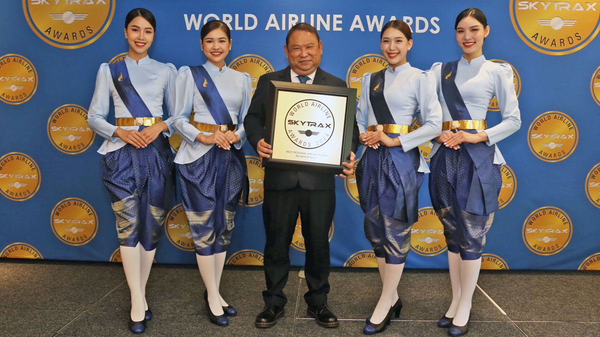 Bangkok Airways wins award as best regional airline in Asia