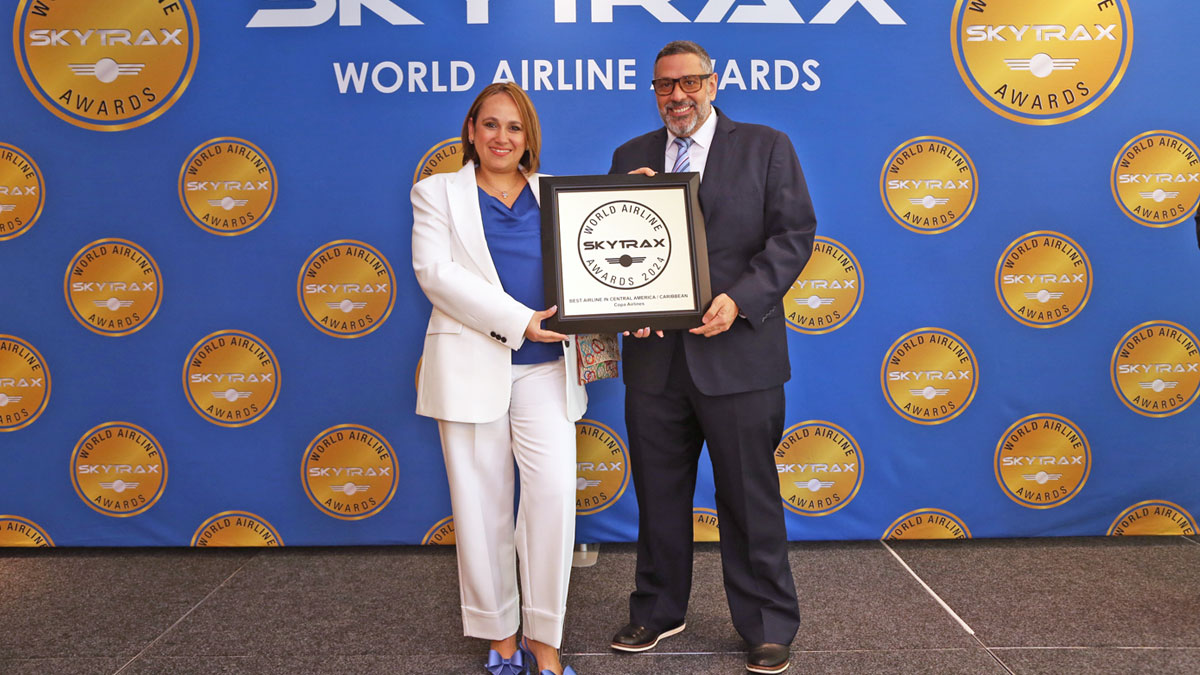 Copa Airlines wins award as best airline in Central America and Caribbean