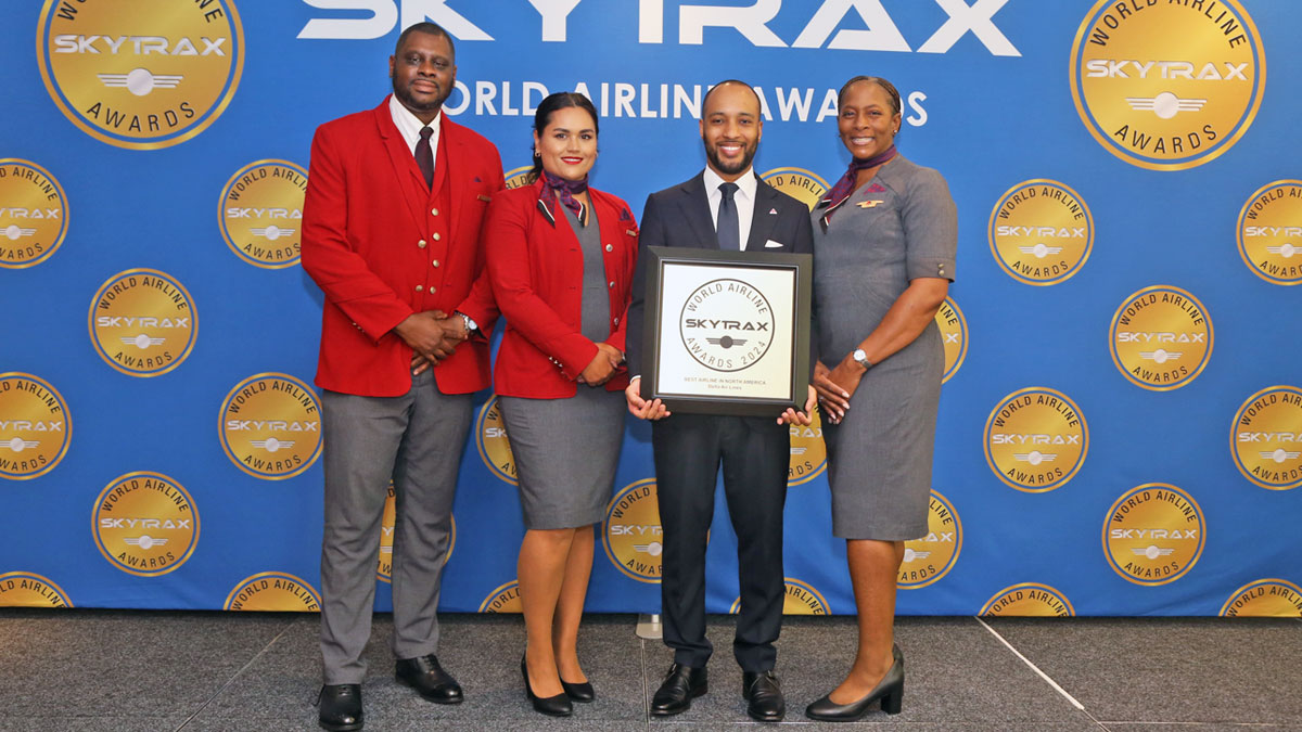 Delta Air Lines wins award as best airline in North America