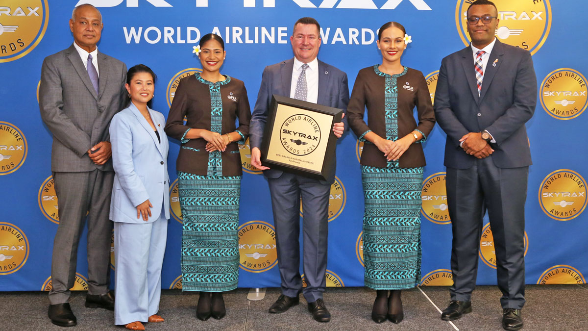 Fiji Airways wins award as best airline in Australia and Pacific