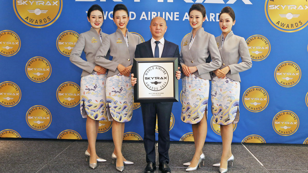 Hainan Airlines wins award as best airline in China