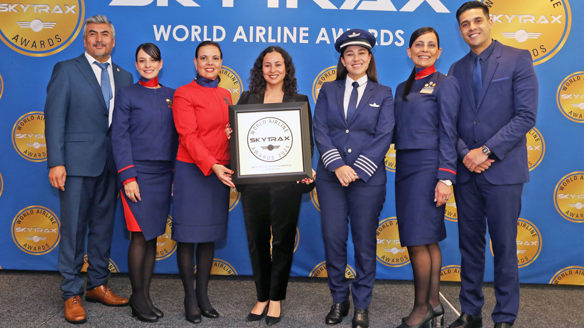 LATAM Airlines wins award as best airline in South America