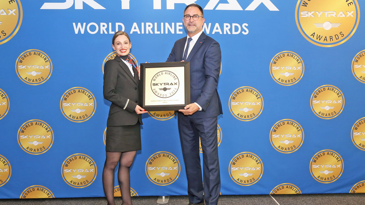 SWISS Zurich lounge wins award as world’s best first class airline lounge