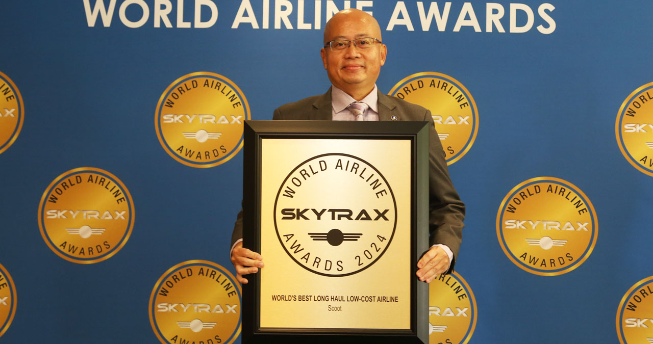 Scoot receives award as world's best long haul low-cost airline 2024