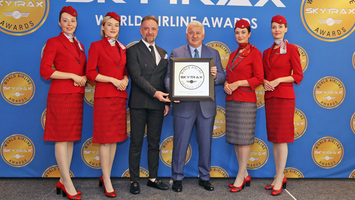 Turkish Airlines receives award as best airline in Southern Europe