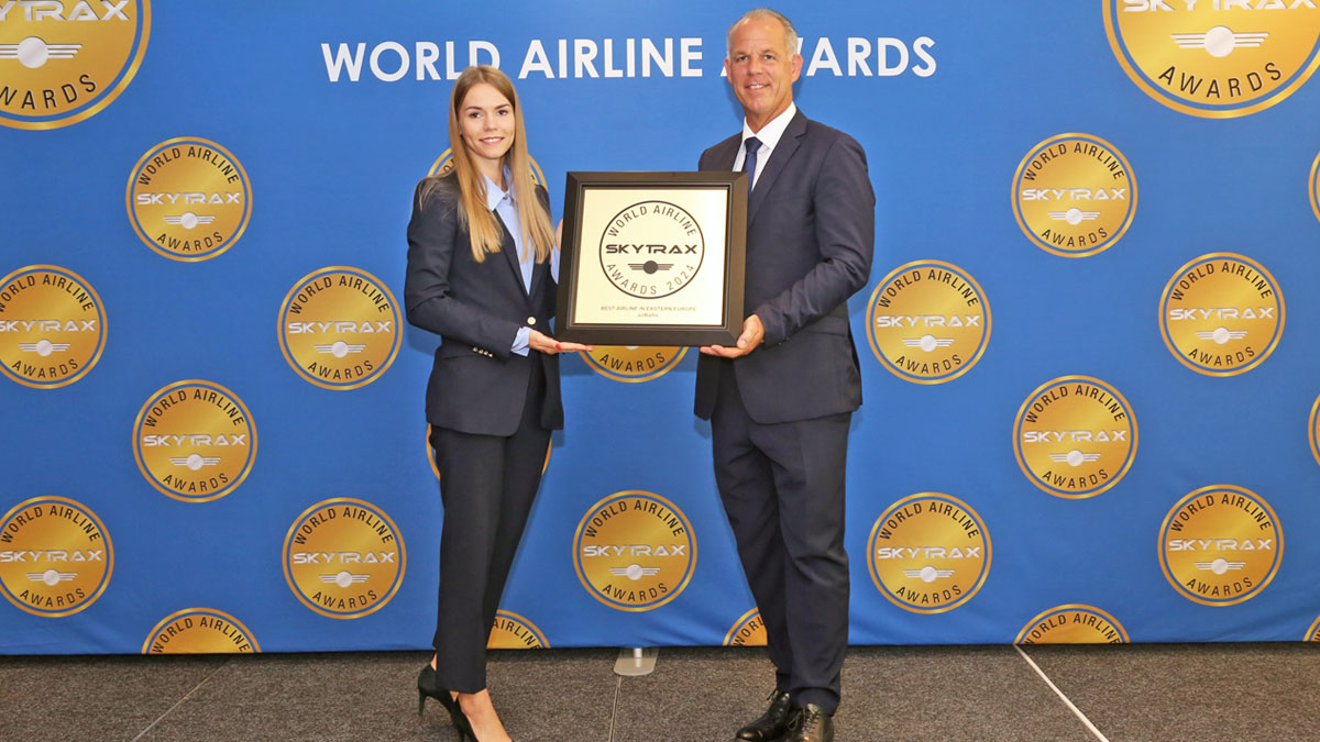 airBaltic wins award as best airline in Eastern Europe