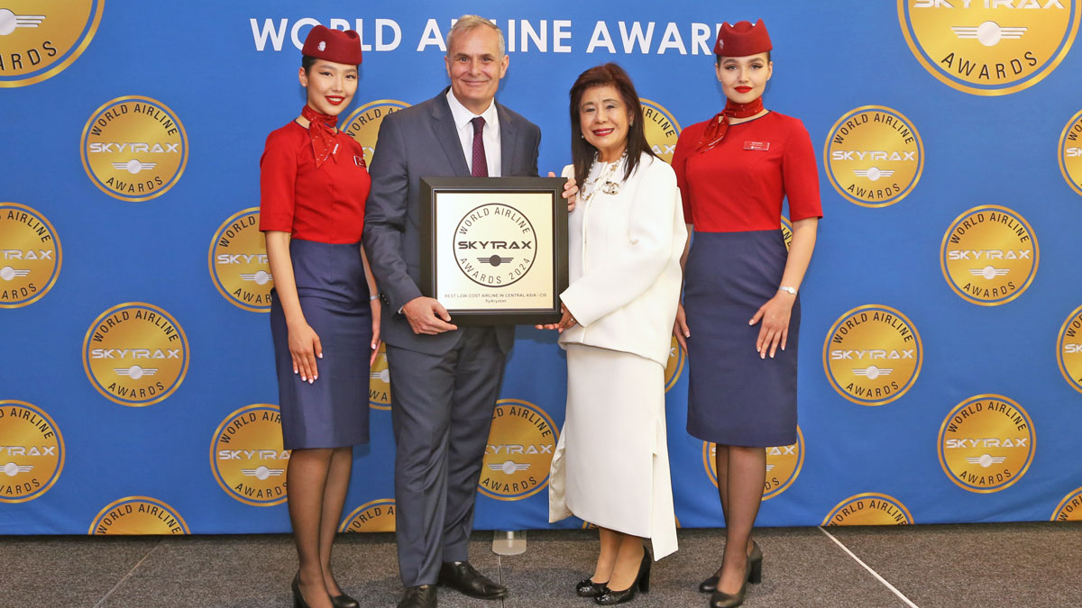 flyArystan wins award as best low-cost airline in Central Asia and CIS