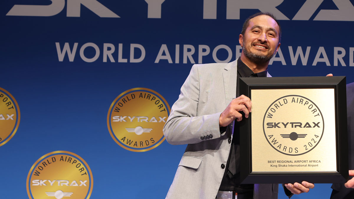 Durban King Shaka airport named best regional airport in Africa