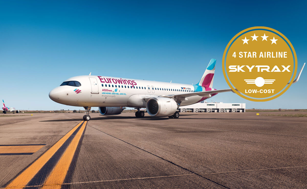 Eurowings 4 star low-cost airline rating