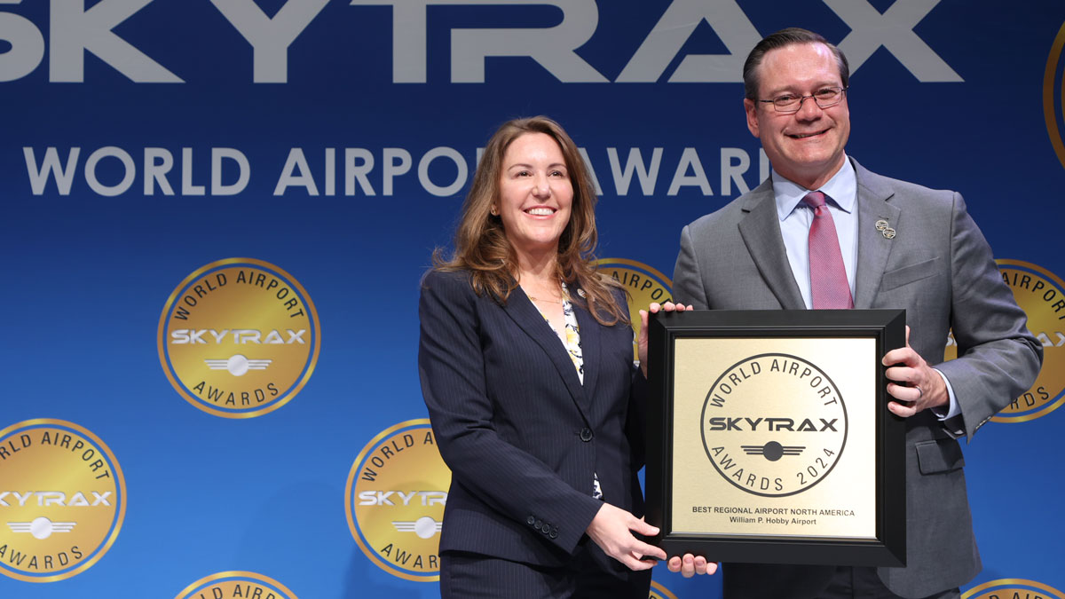 William P. Hobby Airport awarded best regional airport North America