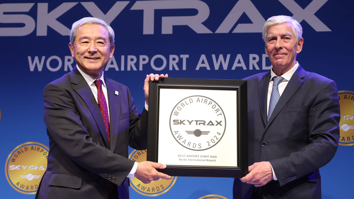 Narita International Airport wins award for best airport staff in Asia