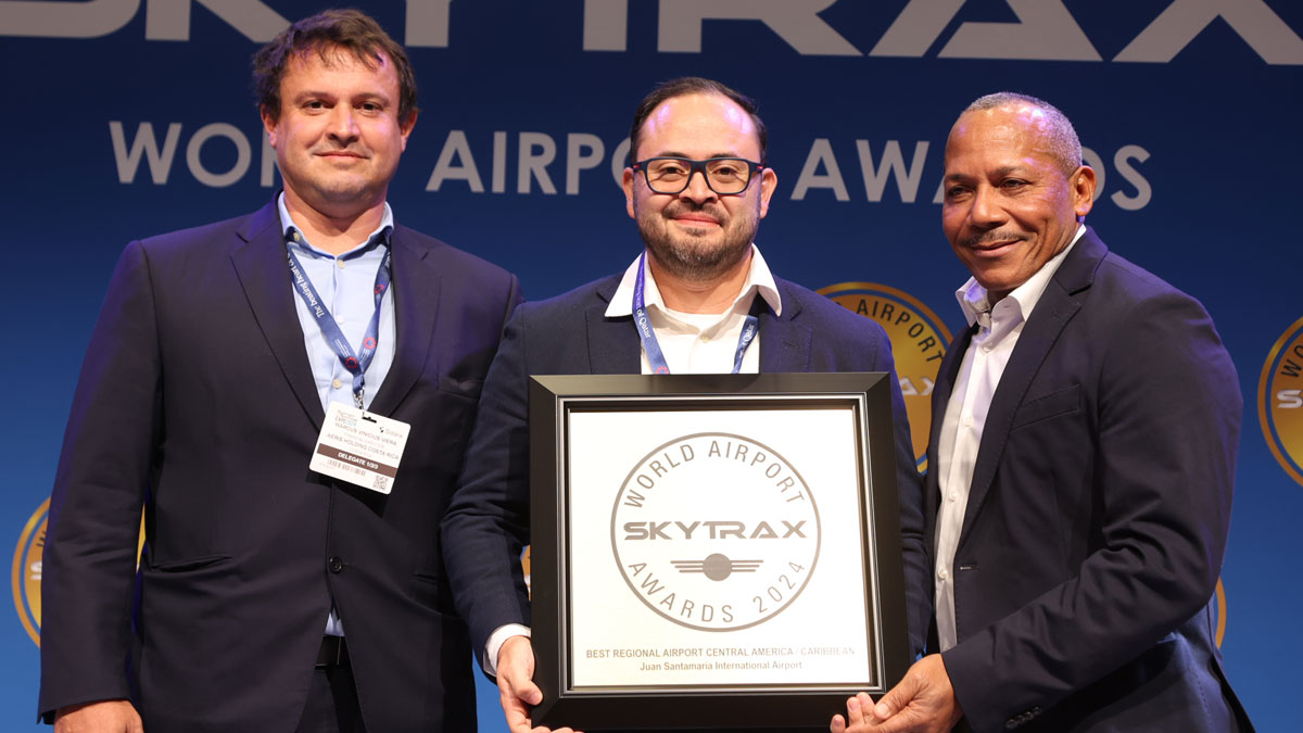 Juan Santamaría airport wins best regional airport in Central America and Caribbean award