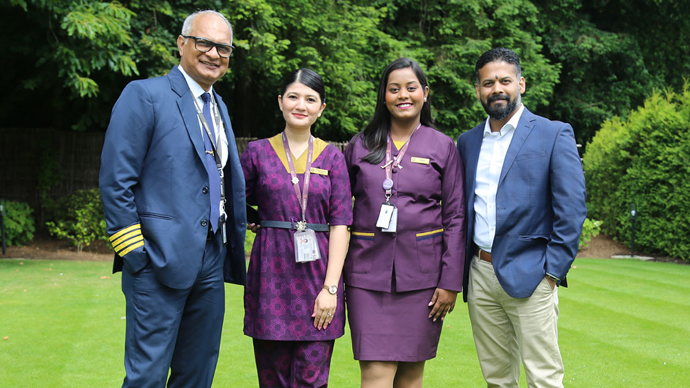 Vistara crew at the world airline awards venue