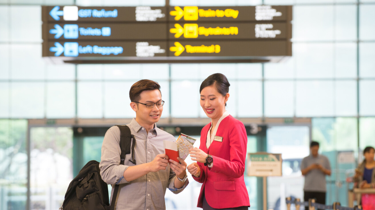 singapore changi staff service