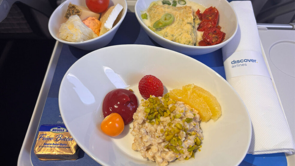 Discover Airlines onboard catering