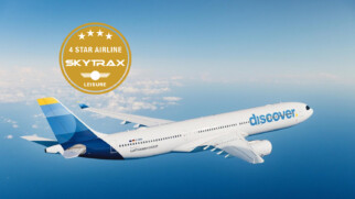 Discover Airlines 4 star leisure airline rating