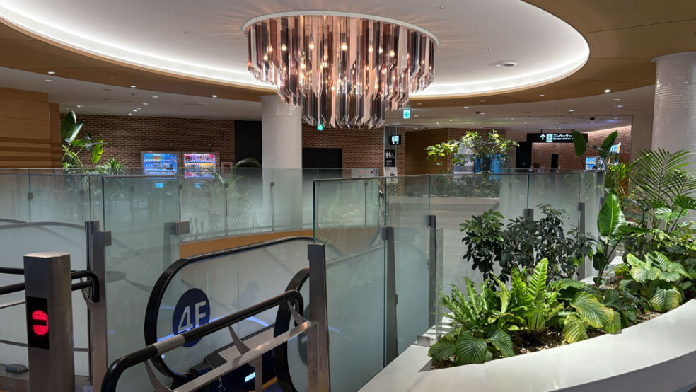 Fukuoka airport light fixture