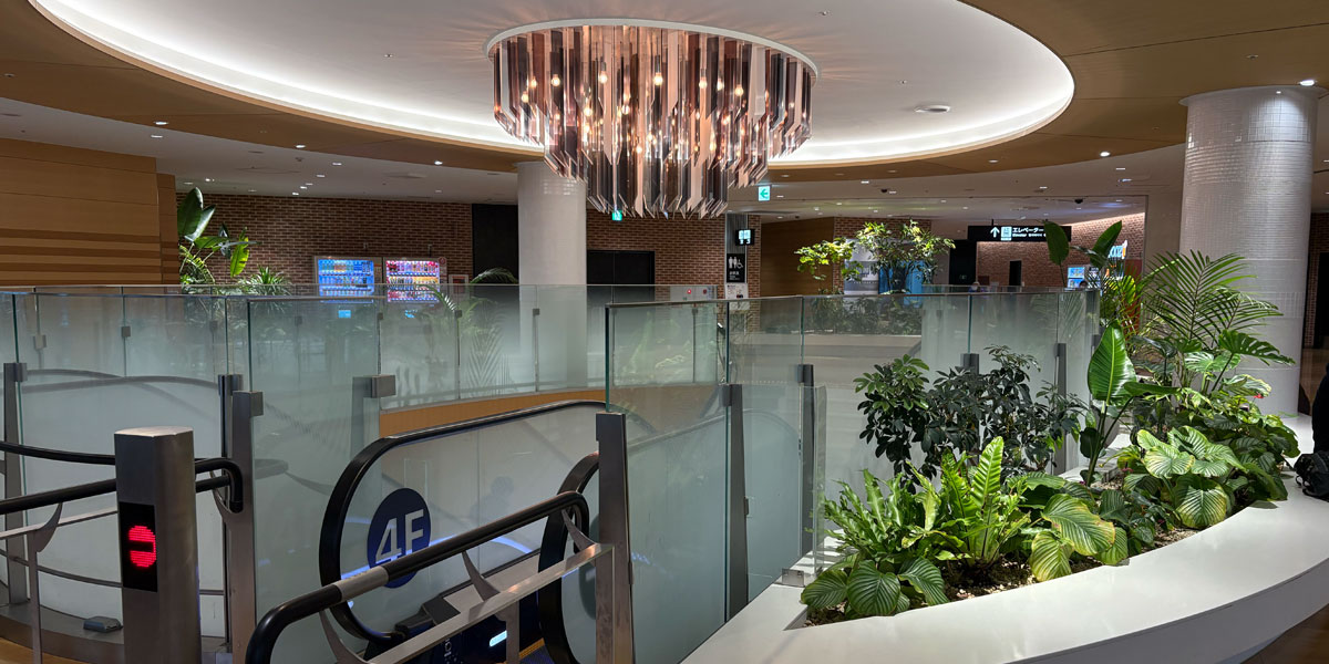 Fukuoka airport light fixture