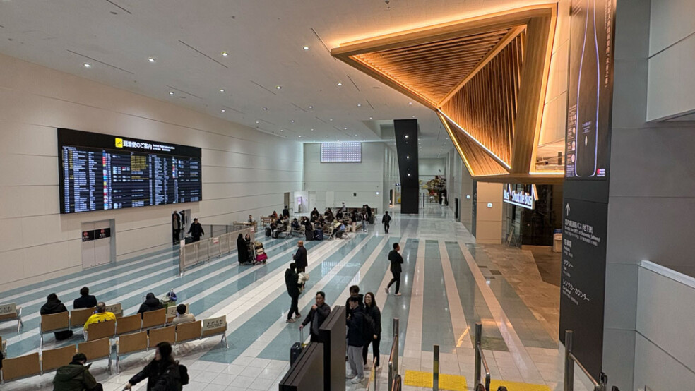 Fukuoka airport arrivals area
