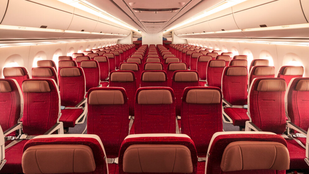 Air India economy class cabin