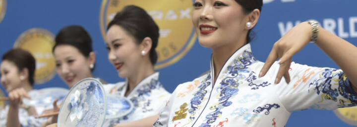 dancing at the world airline awards