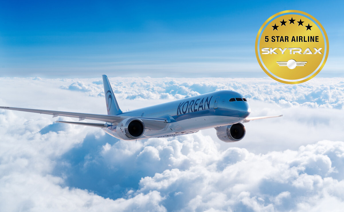 Korean air 5 star airline
