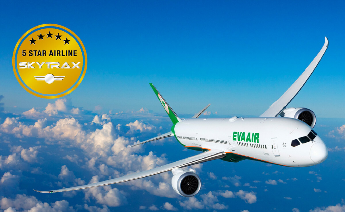 EVA air 5 star airline rating