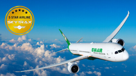 EVA air 5 star airline rating